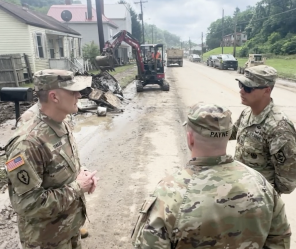Video: West Virginia National Guard cleanup efforts continue following deadly flooding